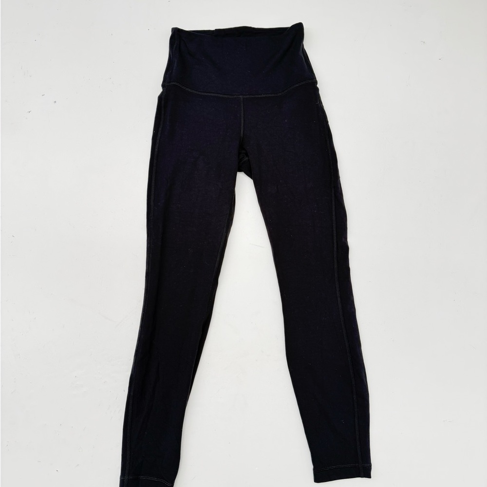 Black Fleece-Lined Leggings - Lululemon